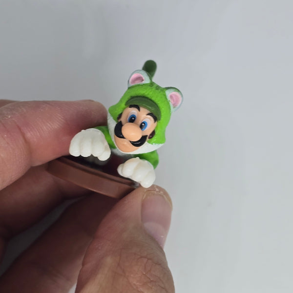 Furuta Chocolate Super Mario Bowser's Fury Series Mini Figure - Cat Luigi #01 - 20240131 - RWK276