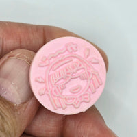 Cute Pig Dude Keshi Stamp - Pink - 20240403C - RWK313