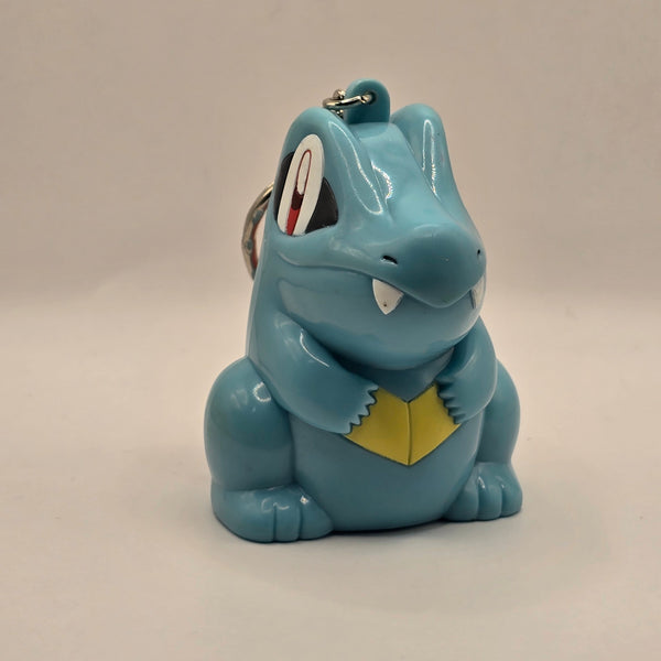Pokemon Mini Figure Keychain - Totodile (NO BATTERIES. UNTESTED) - 20240412 - RWK319