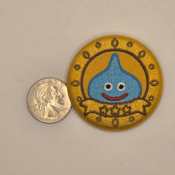 Dragon Quest Series Fabric Patch Style Pin - Slime - 20240415 - RWK326