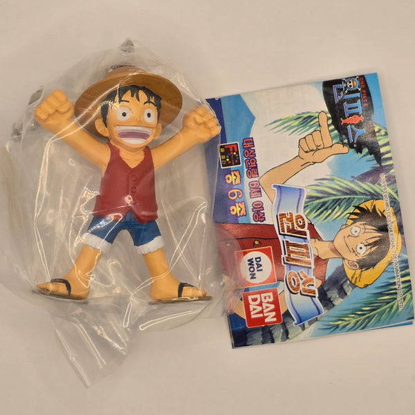 One Piece Gashapon Mini Figure Series w/ Korean Insert - Monkey D. Luffy #02 (2003) (NEW DEADSTOCK) - 20240416 - RWK324