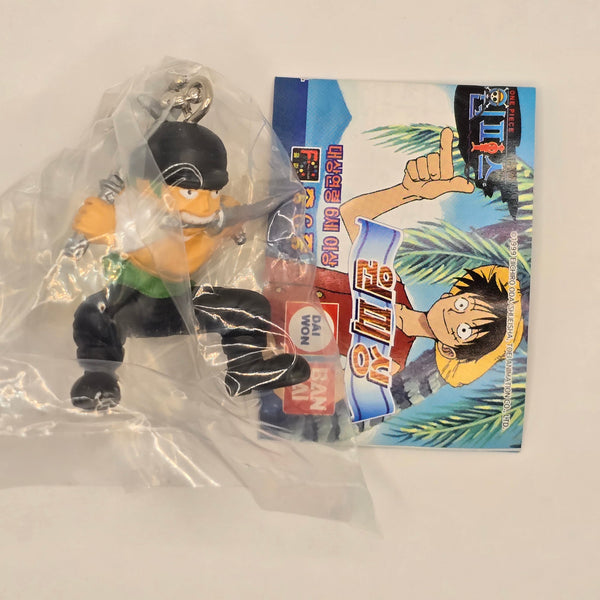 One Piece Gashapon Mini Figure Series w/ Korean Insert - Roronoa Zoro #01 (2003) (NEW DEADSTOCK) - 20240416 - RWK324