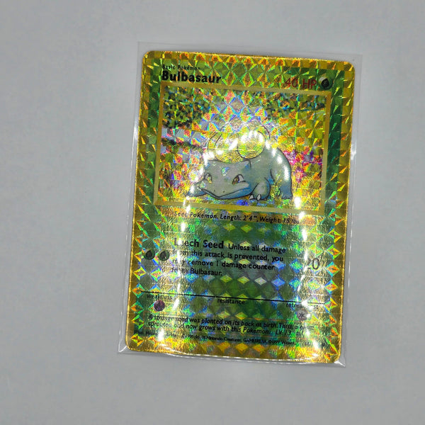 Vintage Pokemon Boot Vending Machine Sticker Card - Prism / Holo / Foil / etc. - Bulbasaur - 20240418B