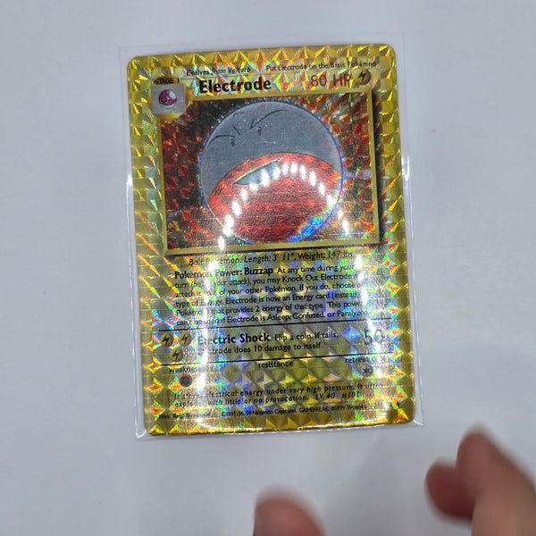 Vintage Pokemon Boot Vending Machine Sticker Card - Prism / Holo / Foil / etc. - Electrode #02 - 20240418B