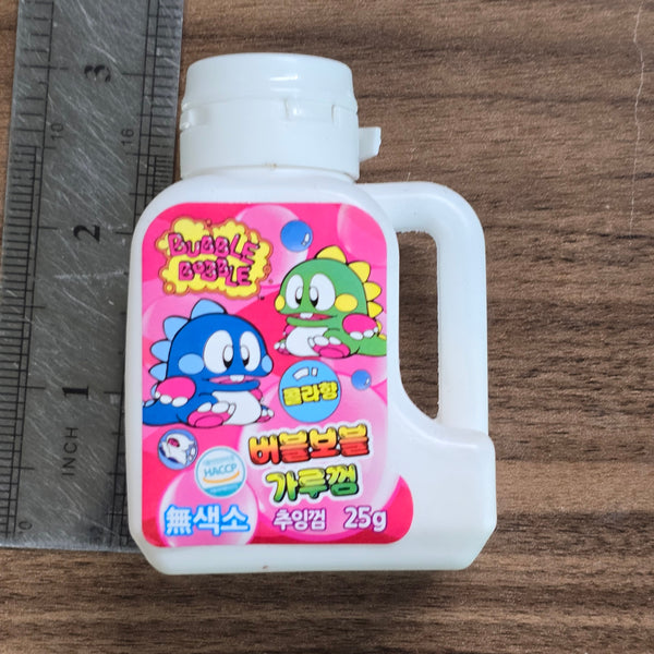 Korean Bubble Bobble Powdered Bubble Gum (2021, PROBABLY EXPIRED BY NOW!) - Pink Label  - 20240419 - BKSHF