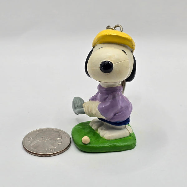 Peanuts - Snoopy Playing Golf Mini Figure Keychain - 20240422 - RWK321
