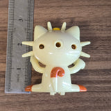 Air Powered Meowth Mini Figure (MISSING PUMP THAT GOES IN THE BACK OF HIS HEAD) - 20240422B - RWK327