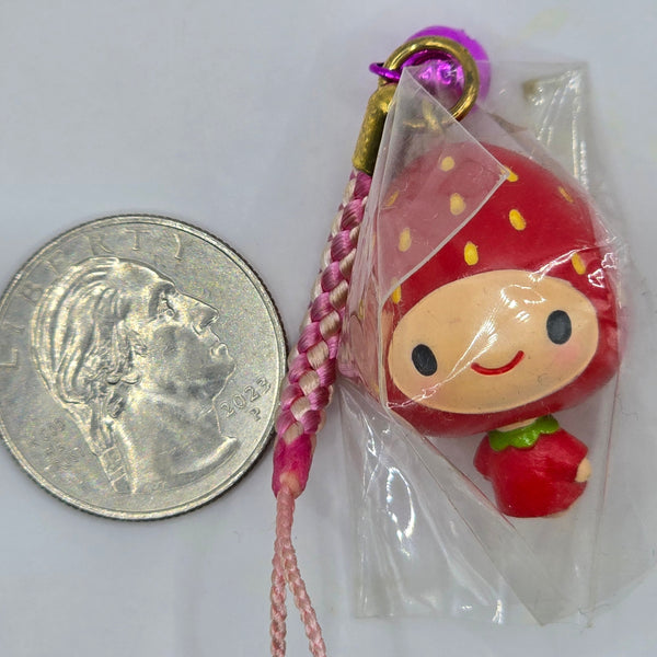 Cute Strawberry Dude Character Keychain Charm Strap - 20240422B - RWK327