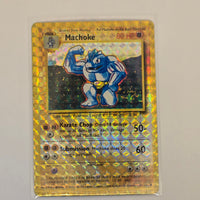 Vintage Pokemon Boot Vending Machine Sticker Card - Prism / Holo / Foil / etc. - Machoke - 20240423C