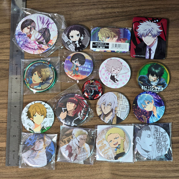 Random Anime Pin Can Badge Lot #01 - 20240424 - RWK316
