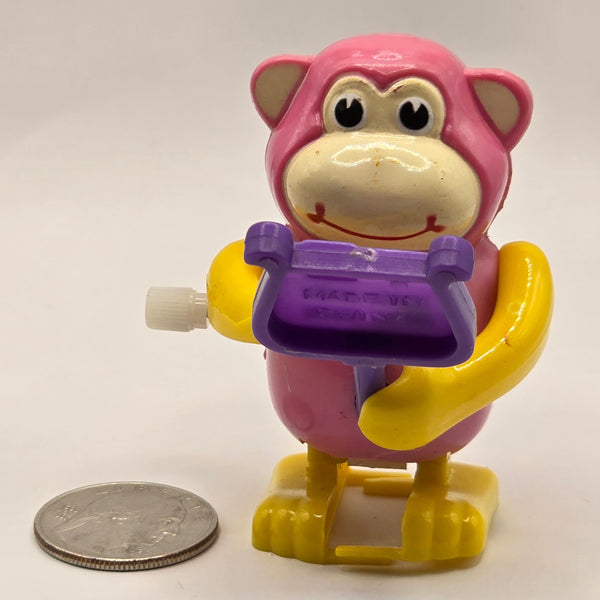 Wind Up Tapping Monkey Toy - 20240424D - RWK322