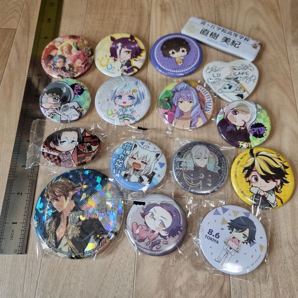 Miscellaneous Anime Pin / Can Badge Lot - 20220403B - RWK068