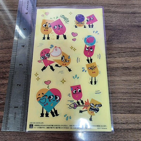 Snipperclips Japanese Promo Sticker Sheets - 20220509 - BKSHLF