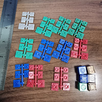 Ultraman Super Warrior Gekiden Series Plastic Cube Thingies (SOME ARE MELTED / DAMAGED) - 20220704 - RWK135