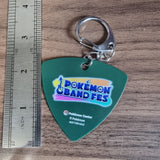 Pokemon Band FES Guitar Pick Shaped Keychain - Green - 20220821 - RWK174