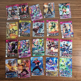 Kamen Rider Game Card Lot #5 (48x CARDS. USED & PLAYED WITH) - 20220907 - RWL176
