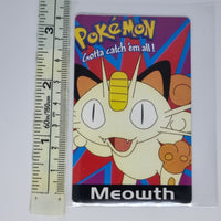 Vintage Pokemon Phone Card / Calling Card - Meowth - 20220914 - RWK184 - BKSHF