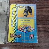 Korean Digimon Holo Foil Card - Black War Greymon (USED / PLAYED WITH) (2000) - 20220916 - RWK184 - BKSHF