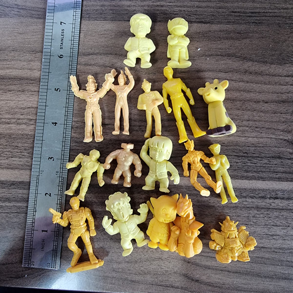 RWK Clearance Mixed Condition Keshi Lot (17x Pieces) - Yellow - 20220920