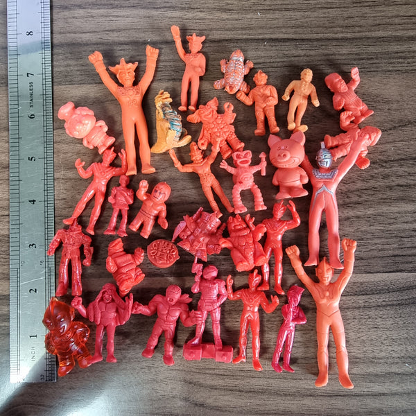 RWK Clearance Mixed Condition Keshi Lot (30x Pieces) - Red & Orange - 20220920