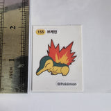 Korean Pokemon Samlip Bread Dibudibu Seal Sticker (2022) - #155 Cyndaquil - 20220928 - BKSHF