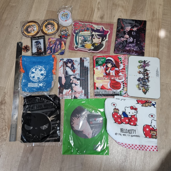 Miscellaneous Anime Goods Lot  - 20220930B