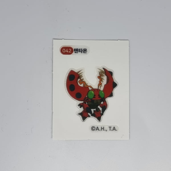 Digimon Bread Dibudibu Seal Sticker (2022) - #042 Tentomon  - 20230116 - BKSHF