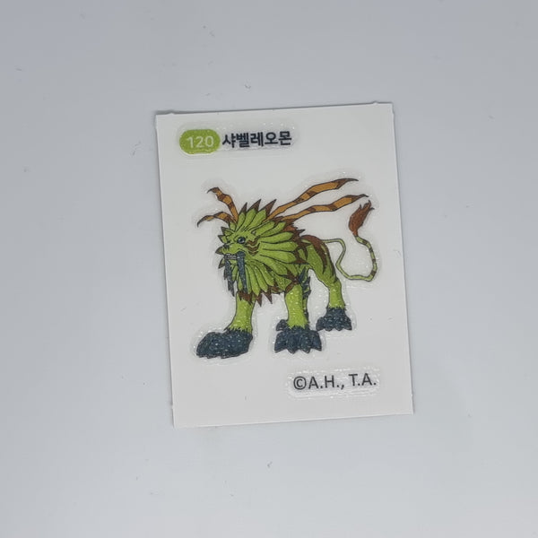 Digimon Bread Dibudibu Seal Sticker (2022) - #120 SaberLeomon - 20230116 - BKSHF