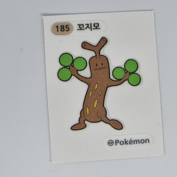 Korean Pokemon Samlip Bread Dibudibu Seal Sticker (2022) - #185 - Sudowoodo - 20230125 - BKSHF