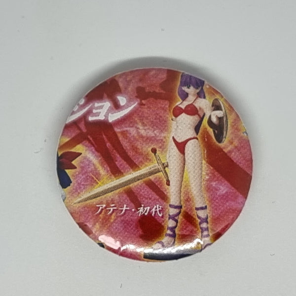 Retro World Korea Handmade 1" Pins -  SNK / King of Fighters Gashapon Figure - Athena - 20230209B