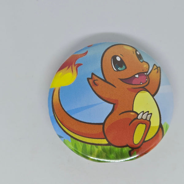 Retro World Korea Handmade 1" Pins -  Pokemon - Charmander - 20240129