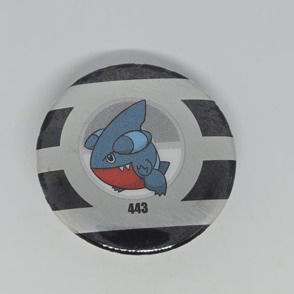 Retro World Korea Handmade 1" Pins -  Pokemon - Gible - 20240129