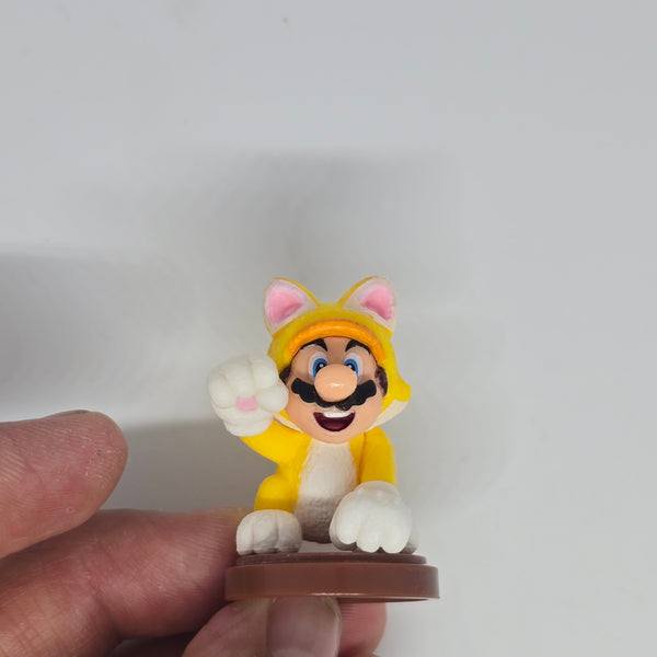 Furuta Chocolate Super Mario Bowser's Fury Series Mini Figure - Cat Mario - 20240131 - RWK276