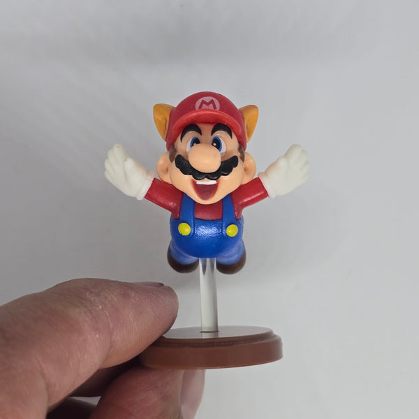Furuta Chocolate Super Mario Mini Figure - Raccoon Mario - 20240131 - RWK276