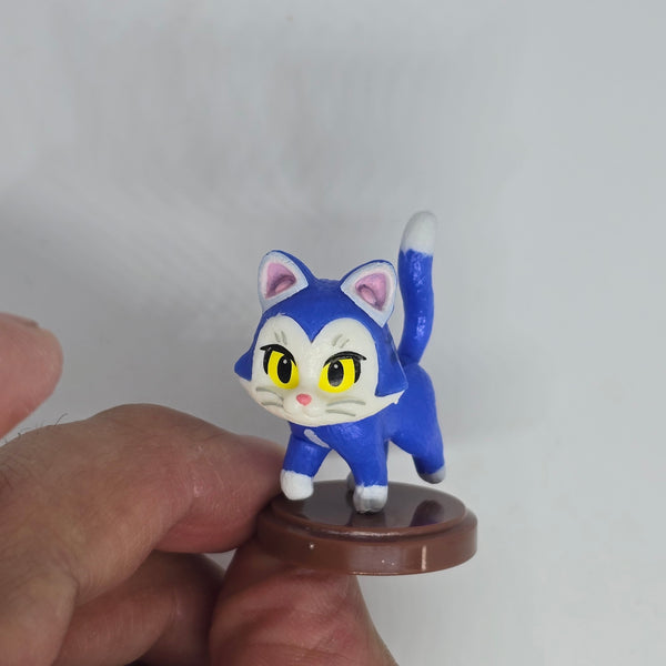Furuta Chocolate Super Mario Bowser's Fury Series Mini Figure - Blue Cat - 20240131 - RWK276