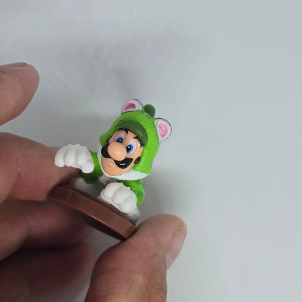 Furuta Chocolate Super Mario Bowser's Fury Series Mini Figure - Cat Luigi #02 - 20240131 - RWK276