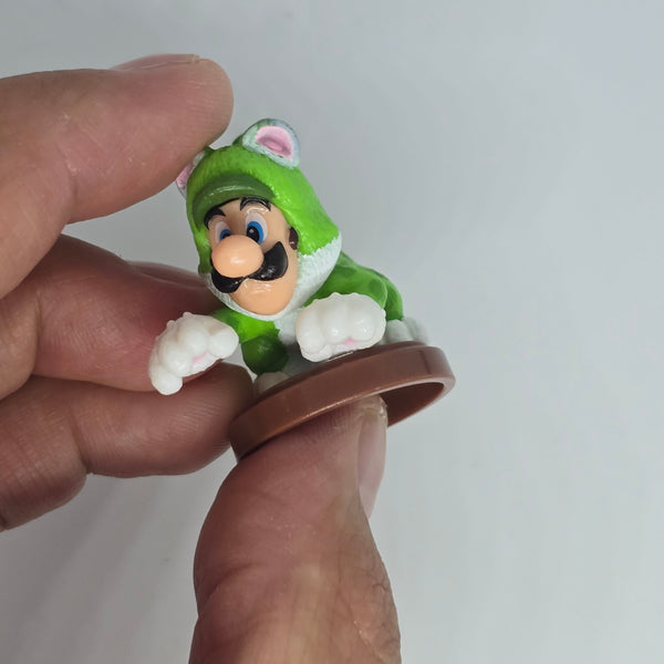 Furuta Chocolate Super Mario Bowser's Fury Series Mini Figure - Cat Luigi #04 - 20240131 - RWK276