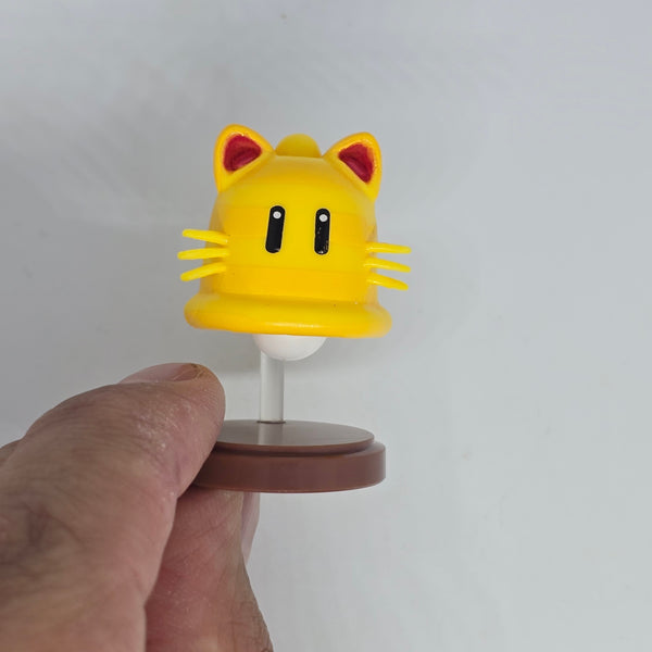 Furuta Chocolate Super Mario Bowser's Fury Series Mini Figure - Cat Super Bell #02 - 20240131 - RWK276