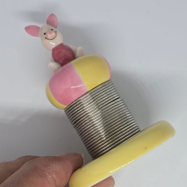 Winnie The Pooh Series Ceramic Spring Figure Thing  - Piglet  - 20240209B - RWK279