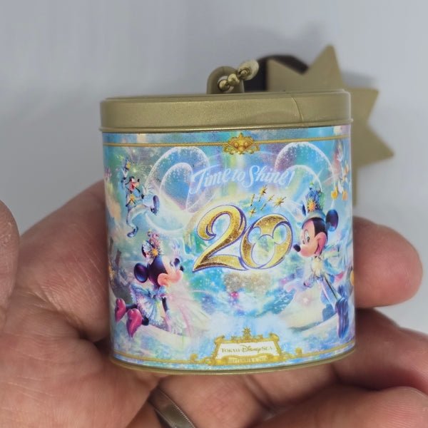 Tokyo Disney Seas 20th Anniversary Tin Keychain Charm Strap  - 20240209B - RWK279