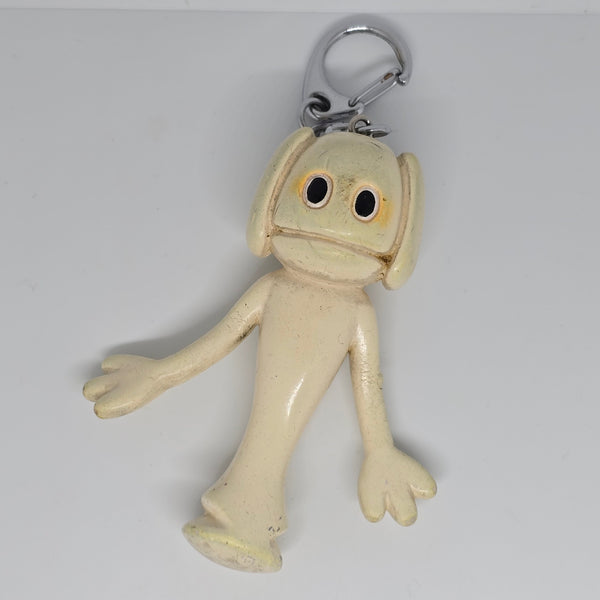 Spooky Dog Dude Bendy Mini Figure Keychain (DAMAGED AND STAINED) - 20240209C - RWK279