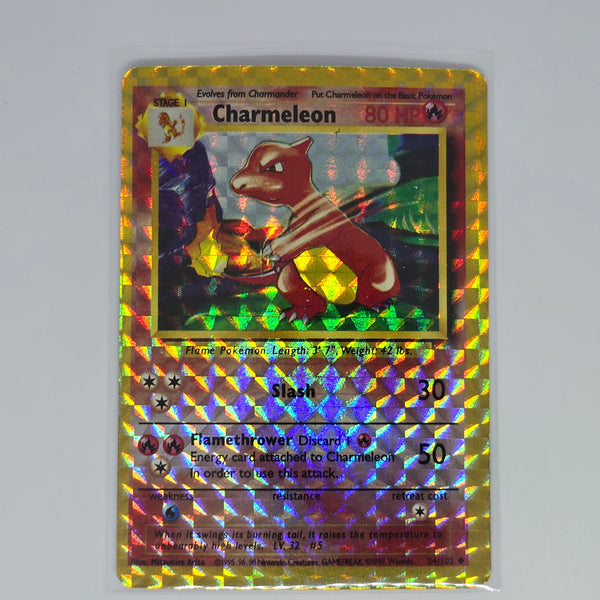 Vintage Pokemon Boot Vending Machine Sticker Card - Prism / Holo / Foil / etc. - Charmeleon - 20240305B - RWK294 - BKSHF