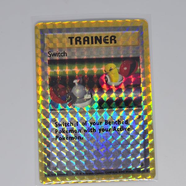 Vintage Pokemon Boot Vending Machine Sticker Card - Prism / Holo / Foil / etc. - TRAINER - Switch - 20240305B - RWK294 - BKSHF