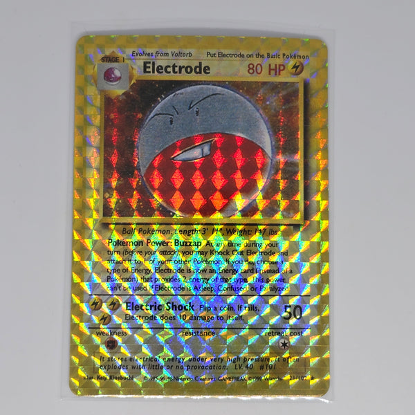 Vintage Pokemon Boot Vending Machine Sticker Card - Prism / Holo / Foil / etc. - Electrode #01 - 20240307B - BKSHF