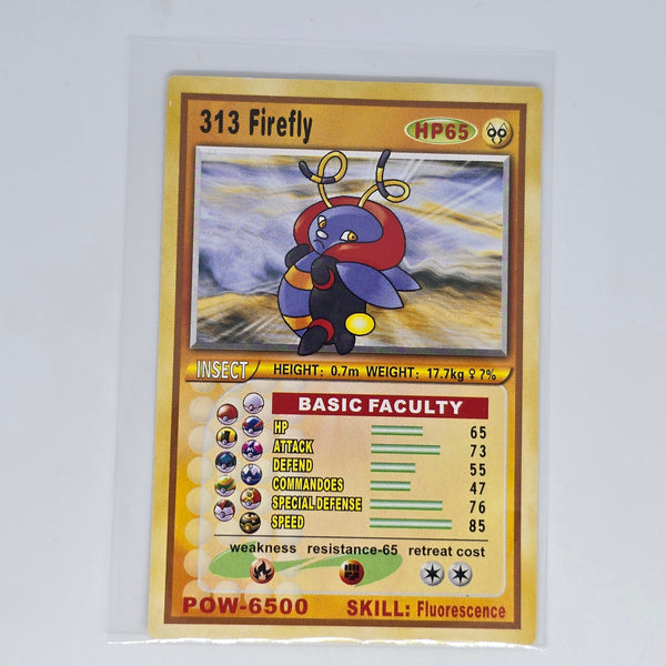 Pocket Monster Pedigree Cards (Chinese Pokemon Boot Card Series) - Firefly - 20240307C