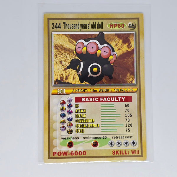 Pocket Monster Pedigree Cards (Chinese Pokemon Boot Card Series) - Thousand Years' Old Doll - 20240307C