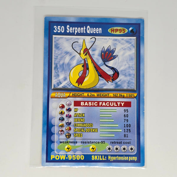 Pocket Monster Pedigree Cards (Chinese Pokemon Boot Card Series) - Serpent Queen - 20240307C
