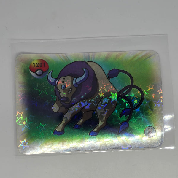 Vintage Pokemon Boot Vending Machine Sticker Card - Prism / Holo / Foil / etc. - Tauros - 20240312B - RWK299