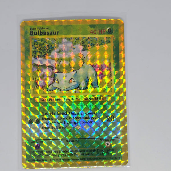 Vintage Pokemon Boot Vending Machine Sticker Card - Prism / Holo / Foil / etc. - Bulbasaur - 20240312B - RWK299