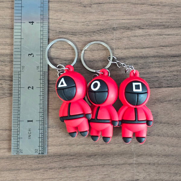 Squid Game Boot Mini Figure Keychain Lot - 20240315